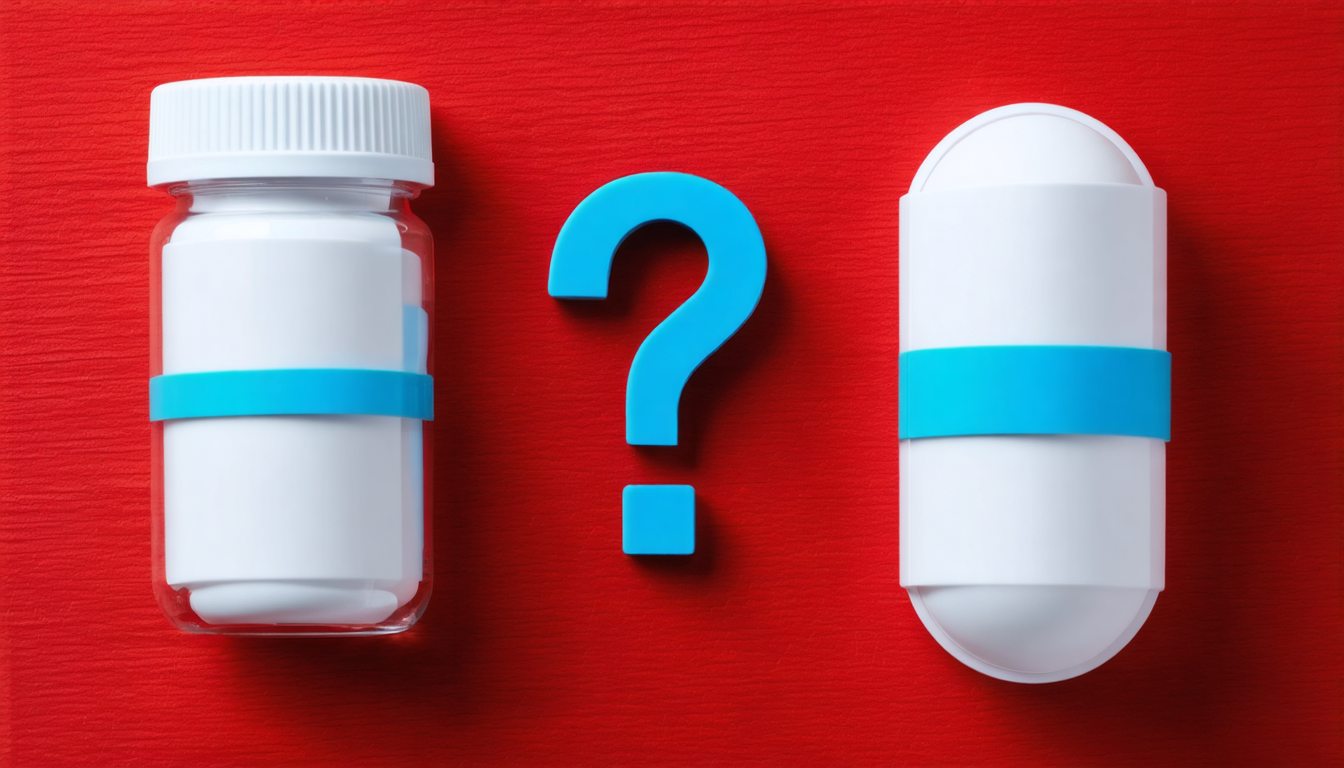 Various dietary supplements and capsules for male potency improvement placed next to a stethoscope on a white medical background